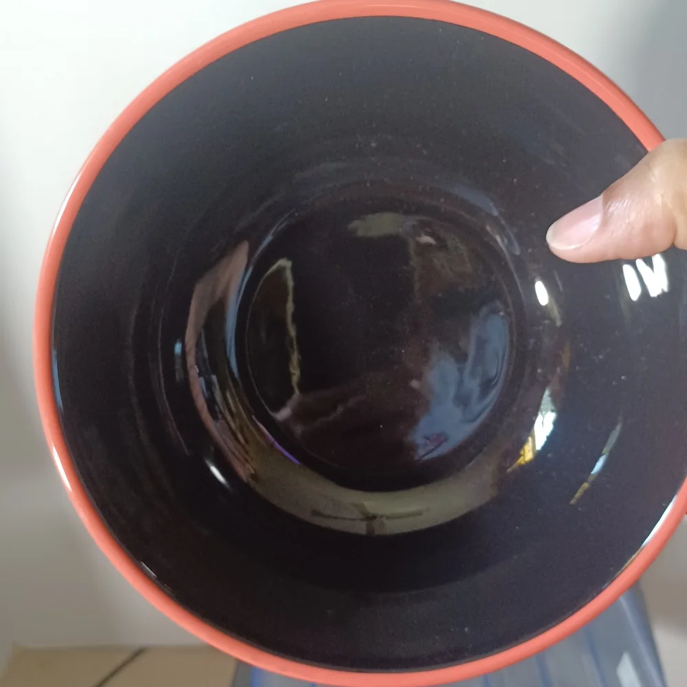 Crate & Barrel Veggie Pattern Cereal Bowl